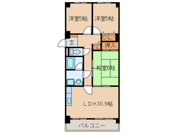 エスポワール五反田の物件間取画像